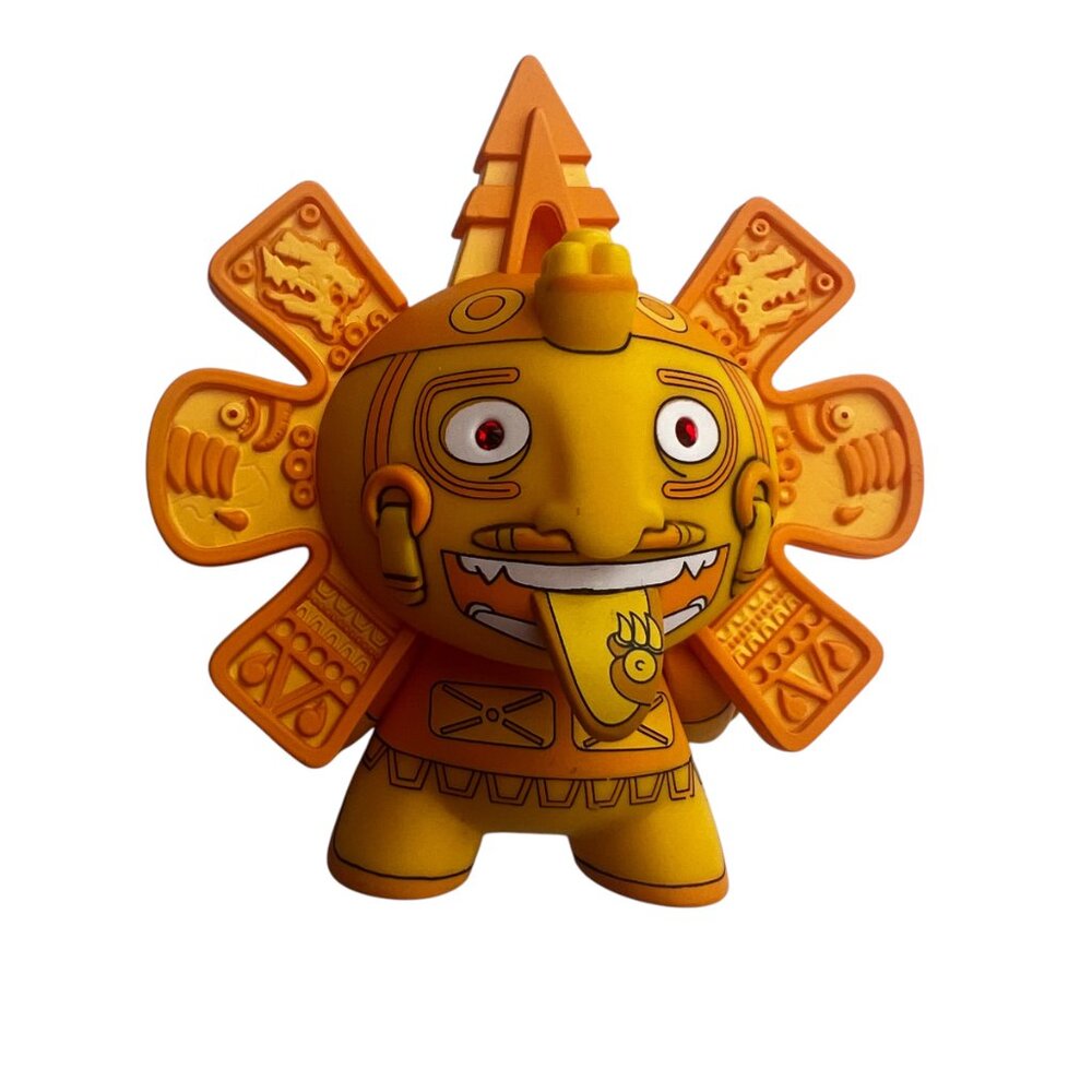 Kidrobot Gold Calendario Azteca Chase Dunny from Azteca II by The Beast Brothers - Picture 2 of 8